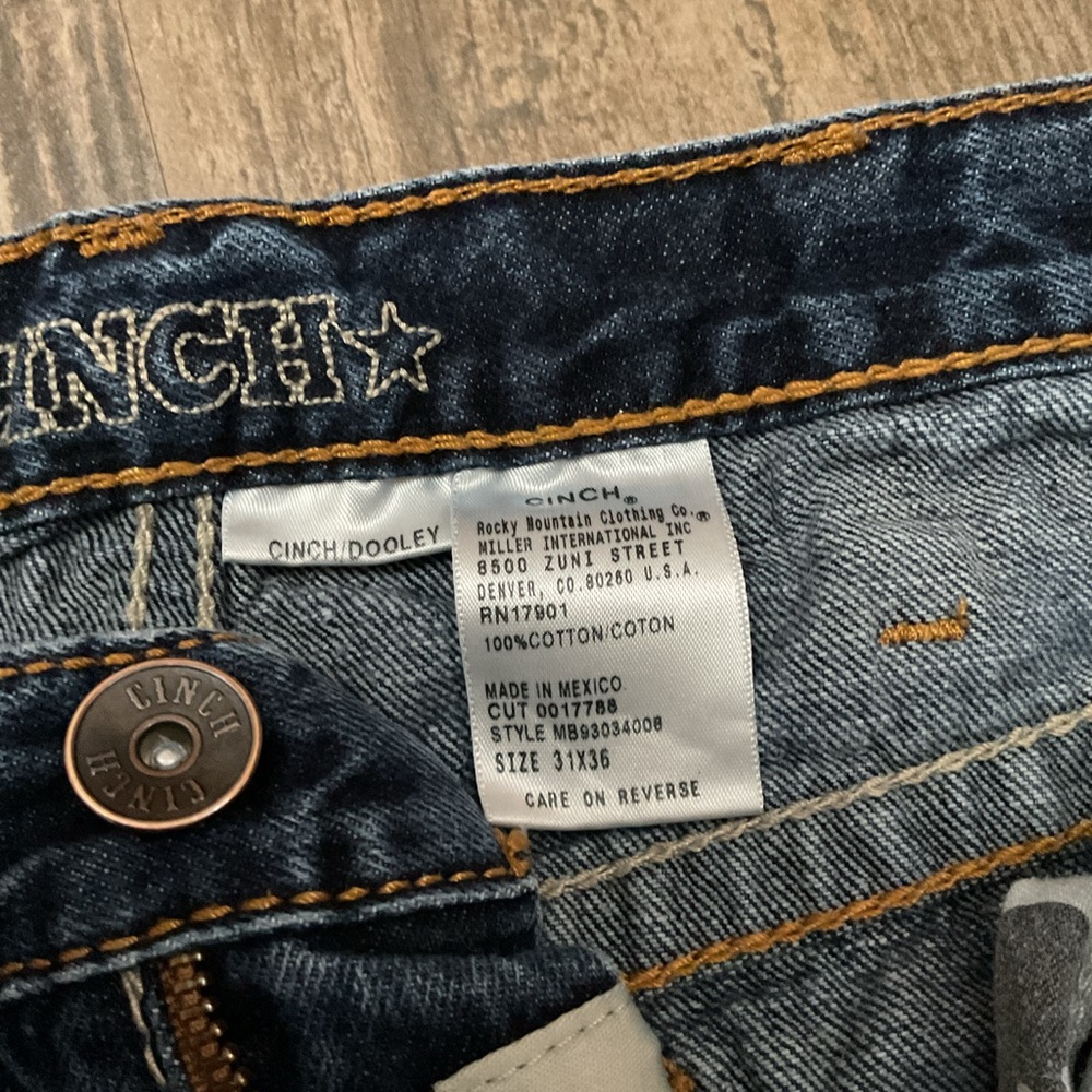 Men’s Cinch jeans 31x36 - Picture 3 of 3